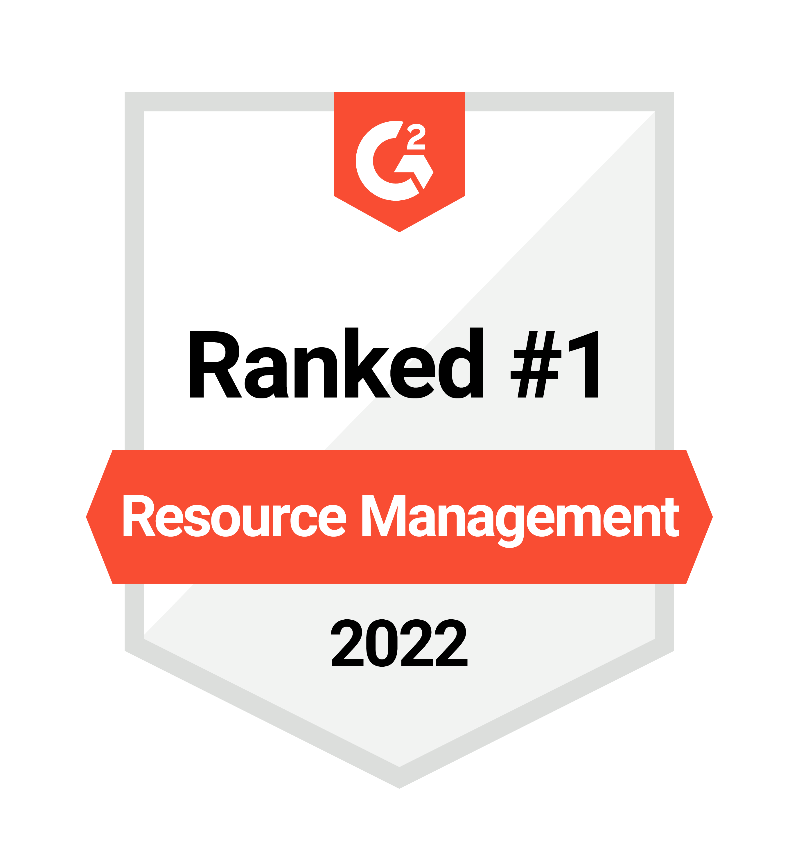G2 Ranked #1 in Resource Management Management